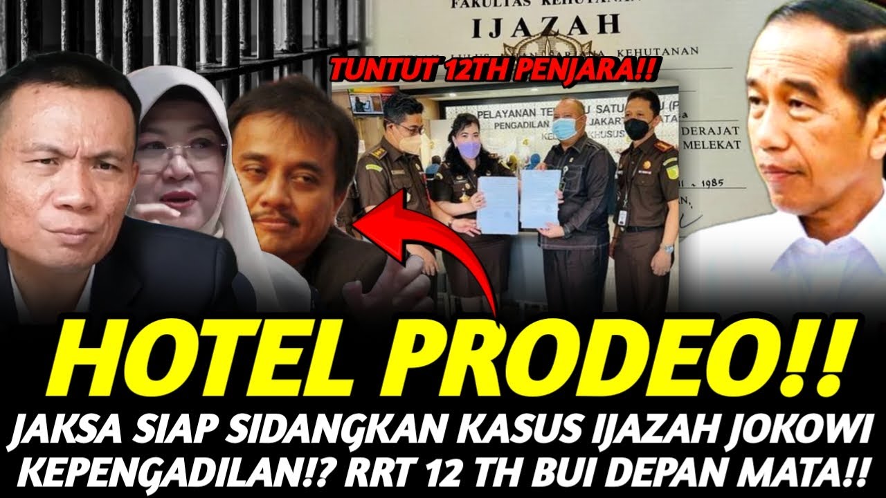 AKHIRNYA JAKSA SIAP SIDANGKAN KASUS IJAZAH JOKOWI KEPENGADILAN? TIFA, RISMON, ROY SURYO BABAK TAMAT!