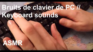 ASMR français - Je tape sur mon clavier de PC // Keyboard sounds screenshot 2