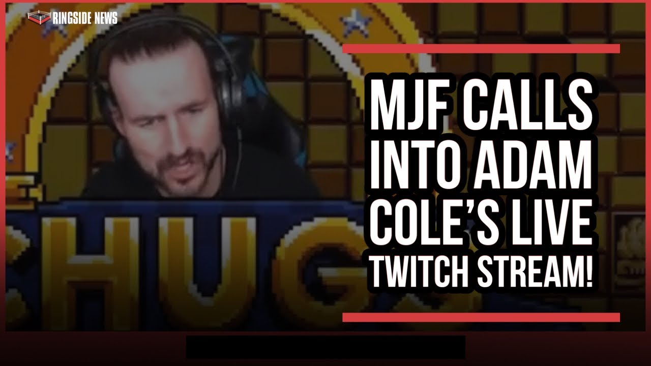 MJF Calls Into Adam Cole's Live Twitch Stream! - YouTube