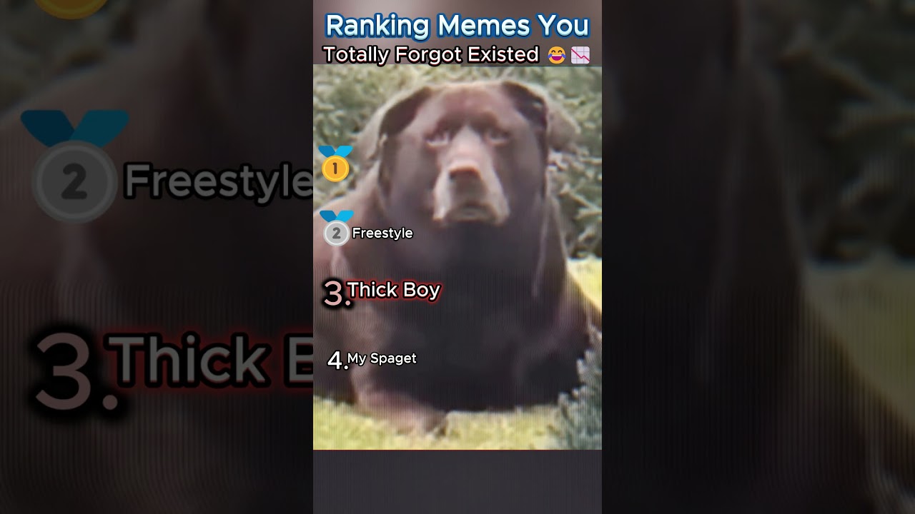 Ranking Memes You Totally Forgot Existed 😂📉