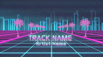 Synth-wave Visualizer (Create music visualizer with vidsbeats.)