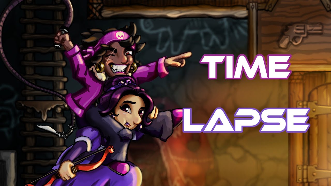 Spelunky 2's Unhinged Teamup | Timelapse Painting with Commentary