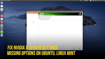 How Do I Fix NVIDIA X Server Settings Only Showing Prime Profiles (Missing Options) on Ubuntu