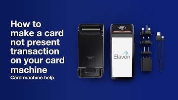 Card not present transaction on your card machine
