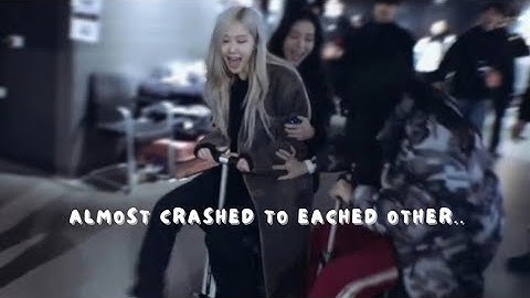 Blackpink  Never Ending Saga With Suitcase Scooters