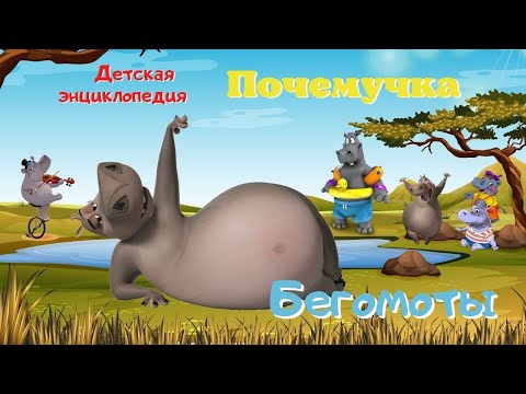 0+ Бегемоты. Интересные факты. Почемучка. Детская энциклопедия.