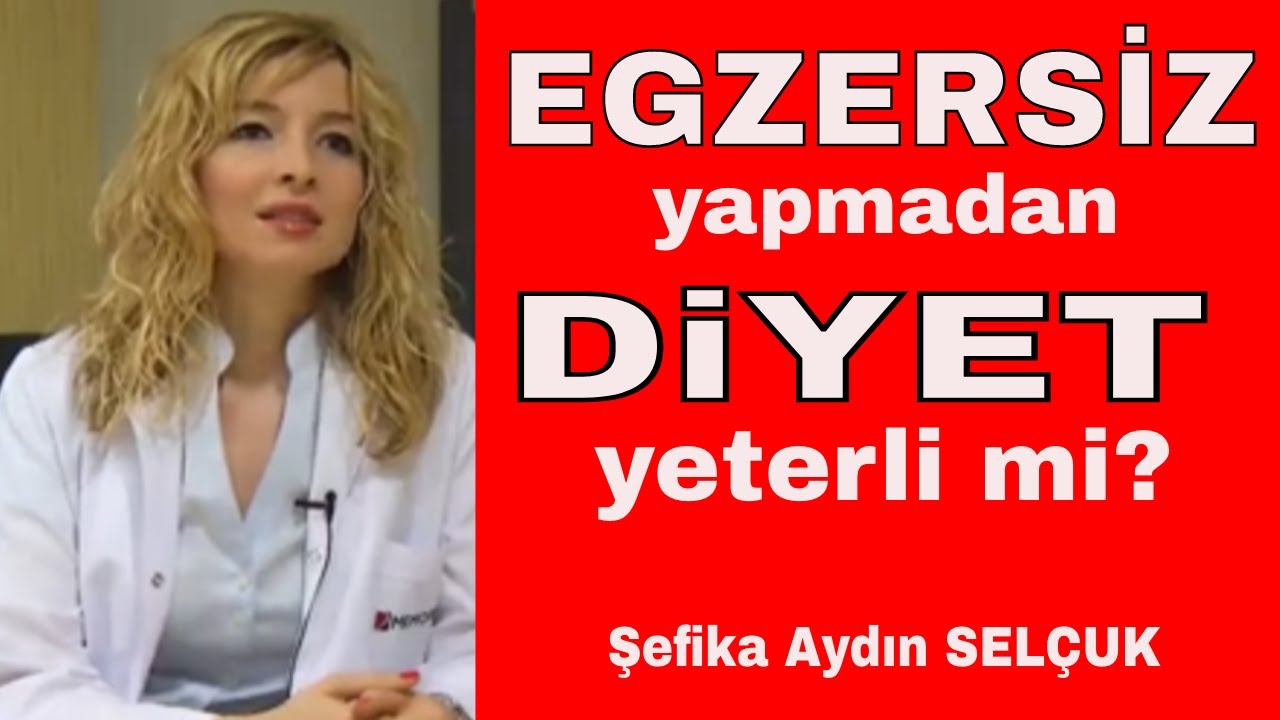 EGZERSİZ yapmadan DiYET ile KiLO verilir mi?