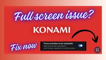 How to fix efootball full screen ? #efootball