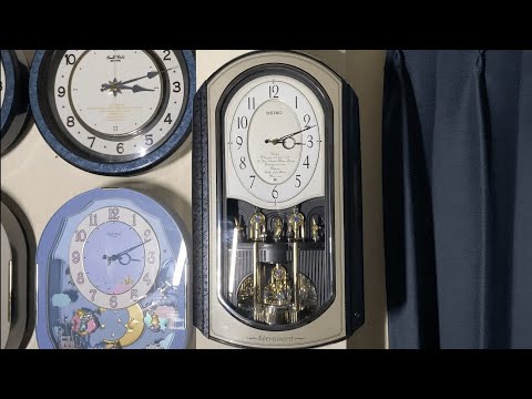 SEIKO RE539K fairyconsert からくり時計 - YouTube