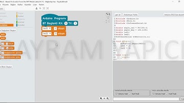 mBlock ile Arduino Dersleri -  #2 Bluetooth konrollü led yakma mBlock Kodları tutorial