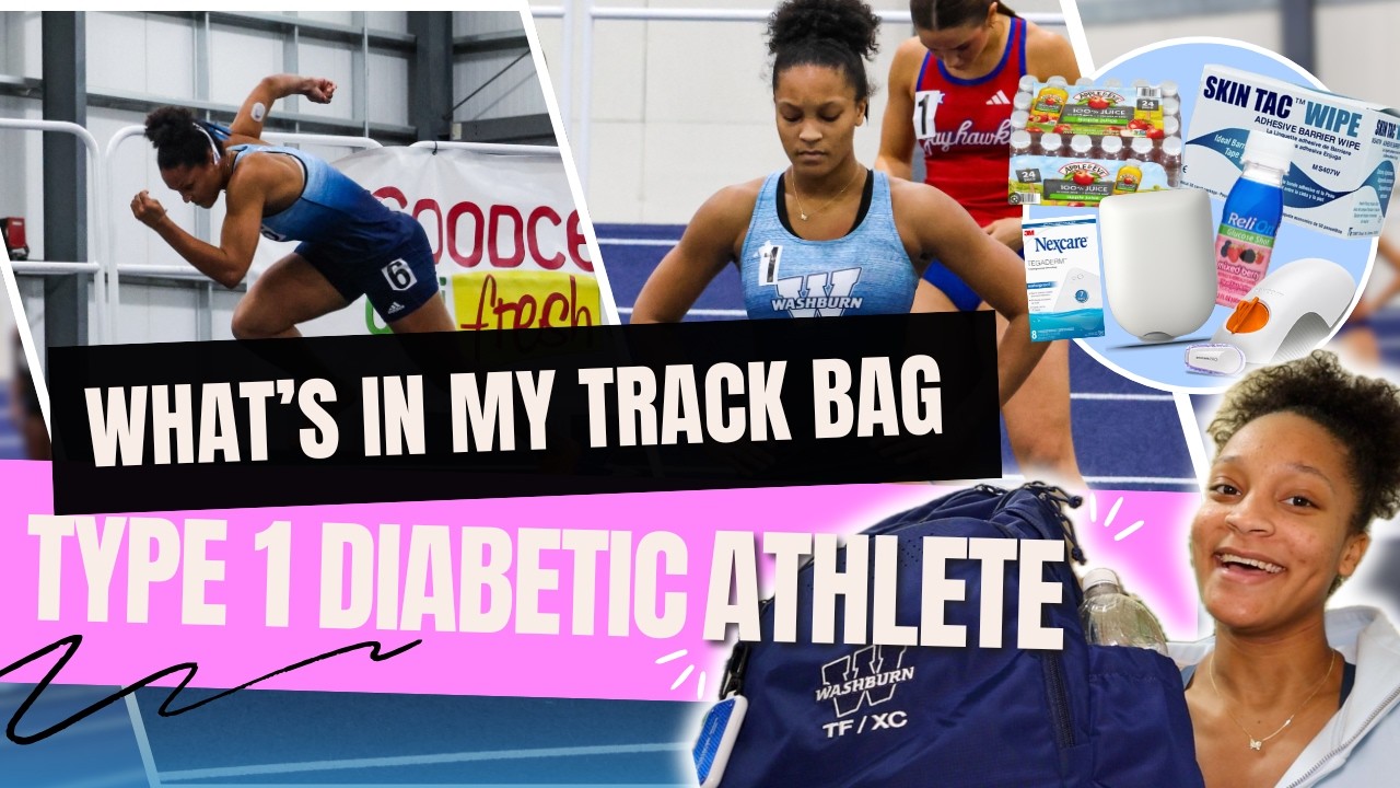 What’s In My Track Bag? | D2 Athlete + Diabetes Essentials 💙
