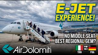 The Best Regional Jet Air Dolomiti Embraer E190 Review Torino to Frankfurt