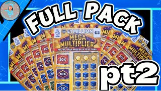FULL PACK MEGA MULTIPLIER (PT2) £150 WORTH 30 SCRATCH CARDS screenshot 3