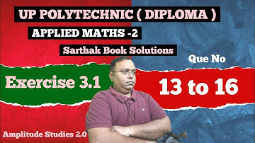 Integration/ Exercise 3.1/Part 04/Solution of Sarthak Book /Applied Maths 2 @AmplitudeStudies2.0