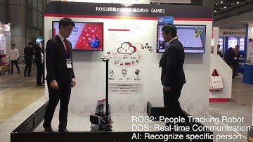 People Tracking and Recognizing Robot Video