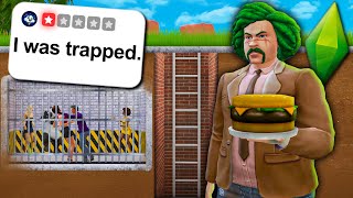 I Lured Sims Into My Restaurant And Locked Them Underground