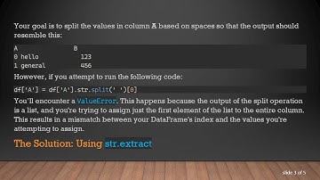 Solving the ValueError When Splitting Values in a Pandas DataFrame