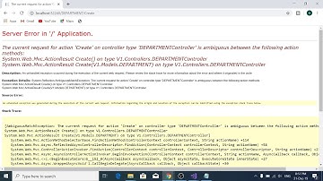 The current request for action 