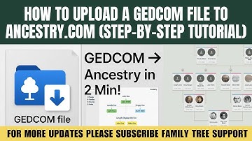 How to Upload a GEDCOM File to Ancestry.com (Step-by-Step Tutorial)