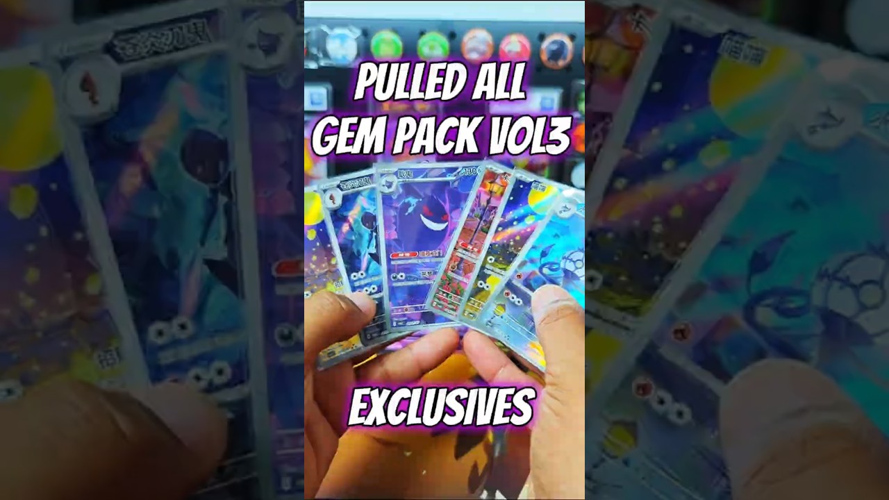 Наконец-то! Открытие 3 тома Gem Pack! Китайские покемоны 