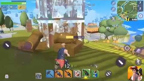 FORTCRAFT - SQUADS GAMEPLAY ANDROID (FORNITE BATTLE ROYALE MOBILE CLONE GAMEPLAY