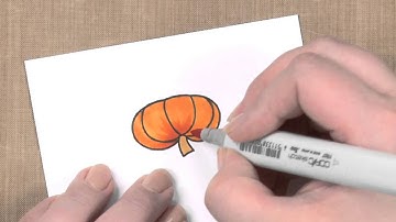 All About Stamping - Using Markers with Stamps: Shading with Copic Markers