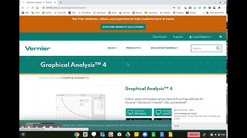 How to download Vernier Graphical Analysis 4