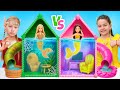 Sirena rica vs pobre desafío de decoración de habitaciones