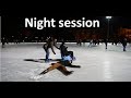 Old Man Ice Skating Prank PART 3 / Night session / Acroice