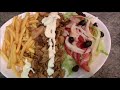 Snack sami tuto assiette de lamelle de kebab de poulet cuit sur plaque chez snack sami