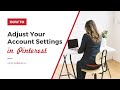 How to set up your Pinterest Settings