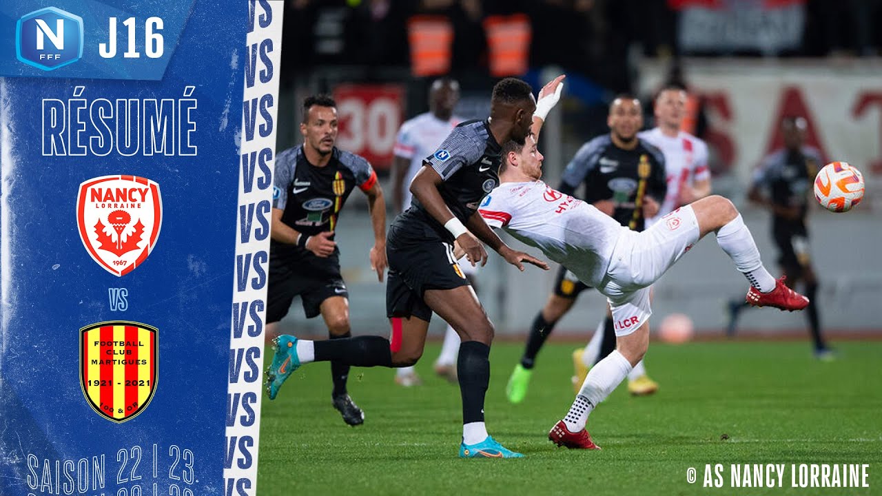 J16 I AS Nancy L. – FC Martigues (1-2), le résumé | National FFF 2022 ...