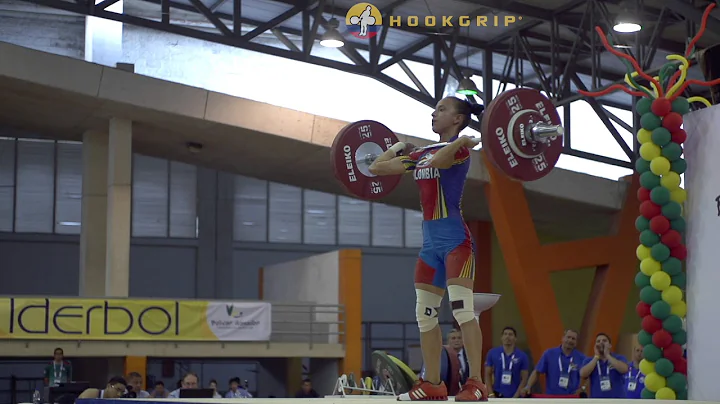 Jessica Londono (48) - 85kg Clean and Jerk @ 2015 ...
