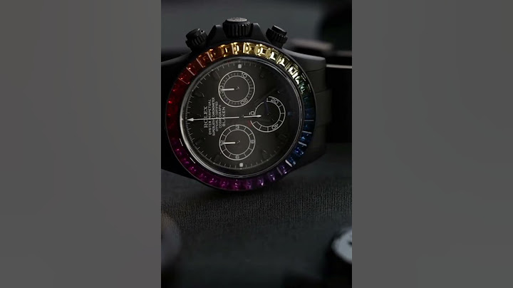 Rolex Blaken Daytona Rainbow