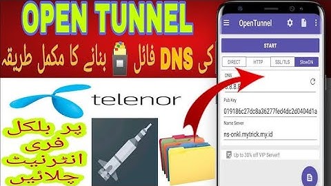 good news Telenor open tunnel vpn new host with High speed