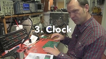 Gigatron Assembly - part 5 - clock circuitry soldering and testing
