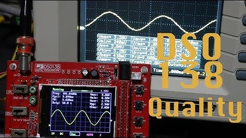 DSO138 Oscilloscope Kit Performance Evaluation