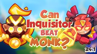 INSANE Fight Between MONK (4878%) and Inquisitor (5454%) PVP Rush Royale