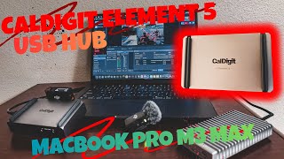 Unboxing CalDigit E5 Thunderbolt 5 Element 5 Hub | MacBook Pro M3 Max 💻 | PS4 Pro Streaming Setup 🎮