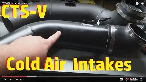 CTS-V intake comparison