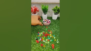 Satisfying Reverse Breads ASMR || Colouring Balls Reverse Video #satisfying #reverse #asmr