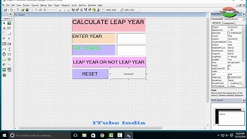 CLASS XI VISUAL BASIC 6 0 PROJECT LEAP YEAR OR NOT LEAP YEAR