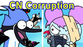 Friday Night Funkin' Cartoon Corruption Demo | Vs Mordecai & Rigby (Come Learn With Pibby X Fnf Mod)