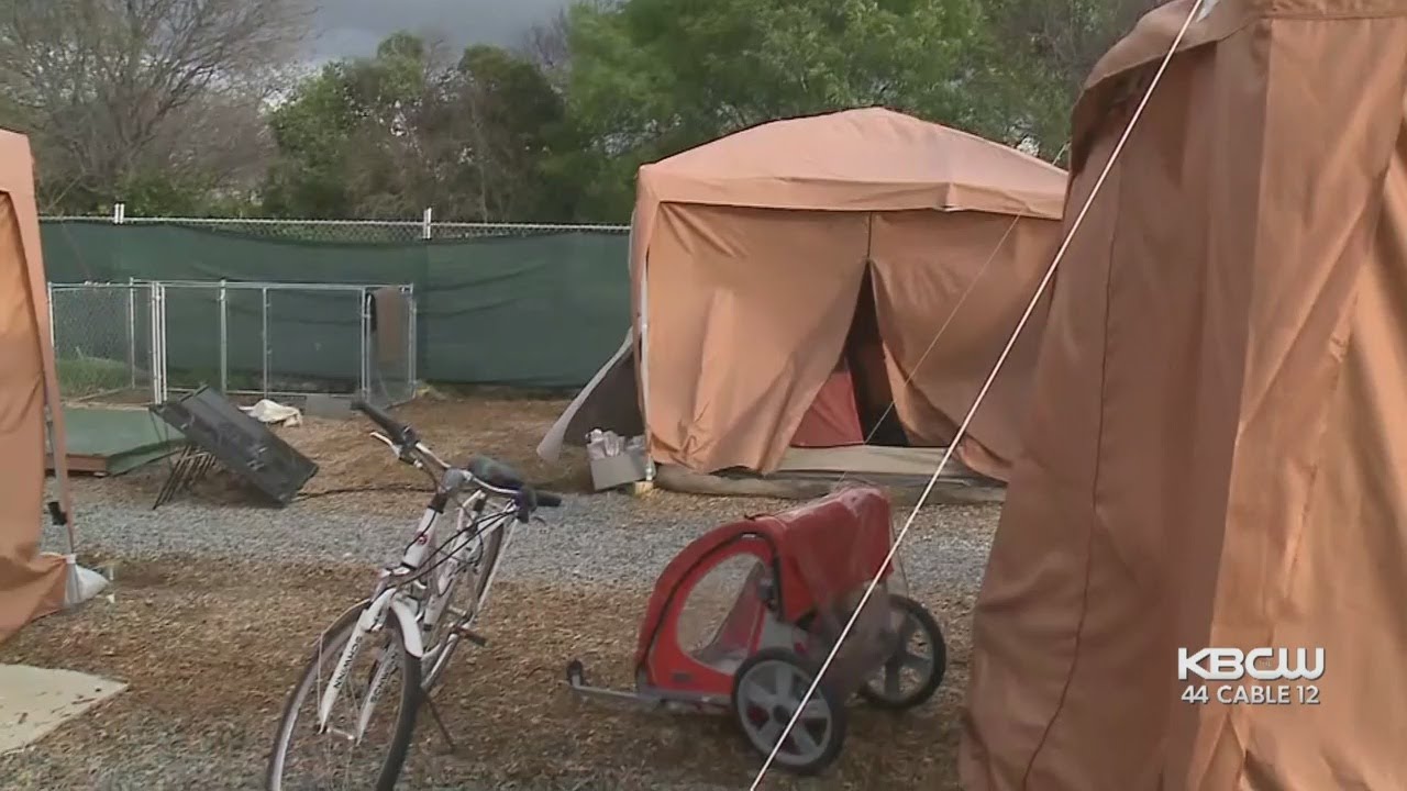 Hope Village's Homeless Residents Fear Being On The Streets Again - YouTube