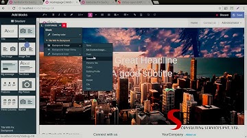 Odoo Website Fix background Snippet - SerpentCS