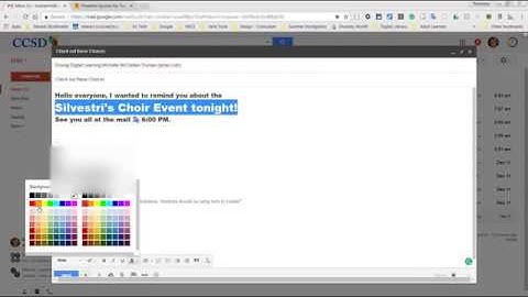 Gmail #10 Formatting Option using Google Toolbar