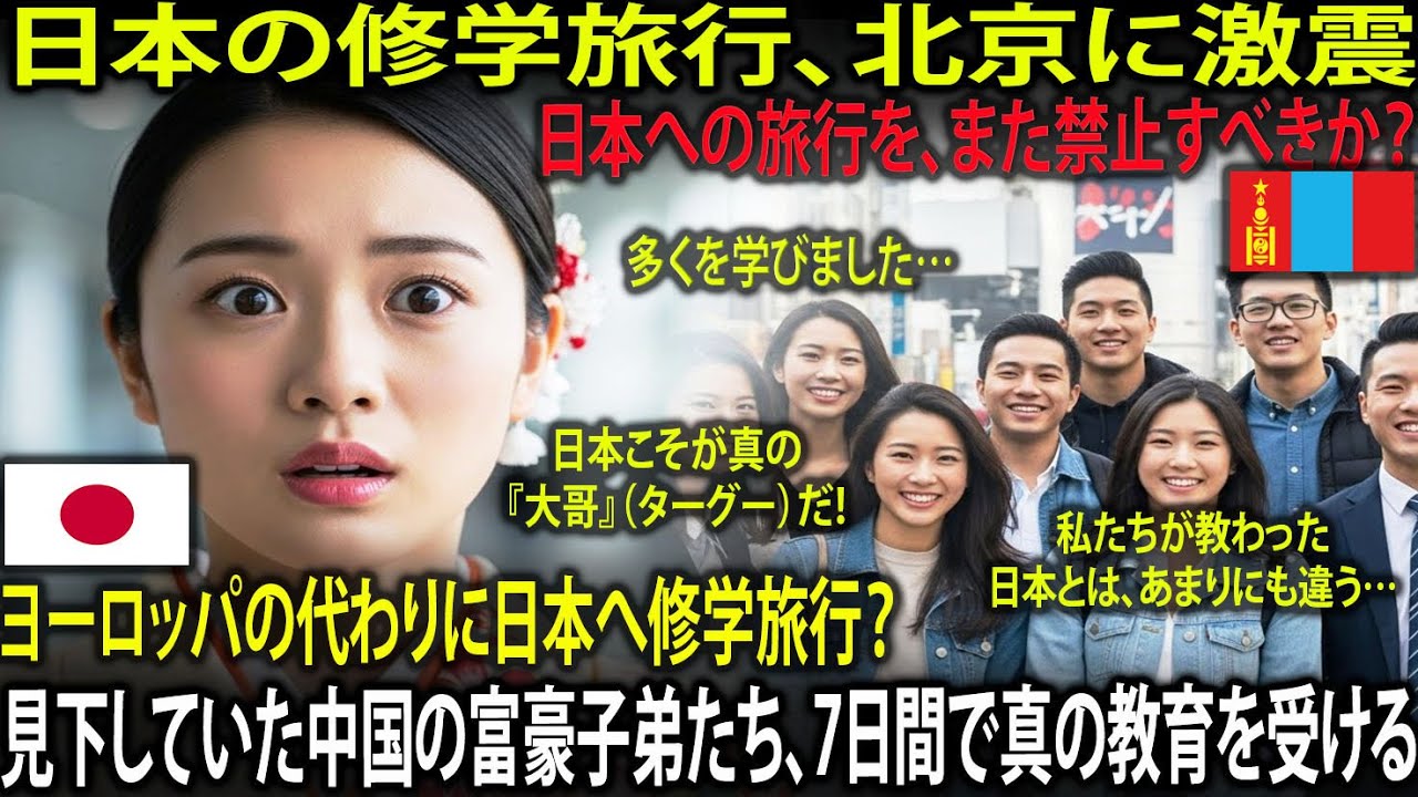 [海外感動話] 「日本に行って、思いっきり買い物でもしよう」日本へ修学旅行に来た超富裕層学校の中国人学生198人、成田空港到着後わずか5分で受けた衝撃！価値観を揺るがされた理由に中国全土が騒然