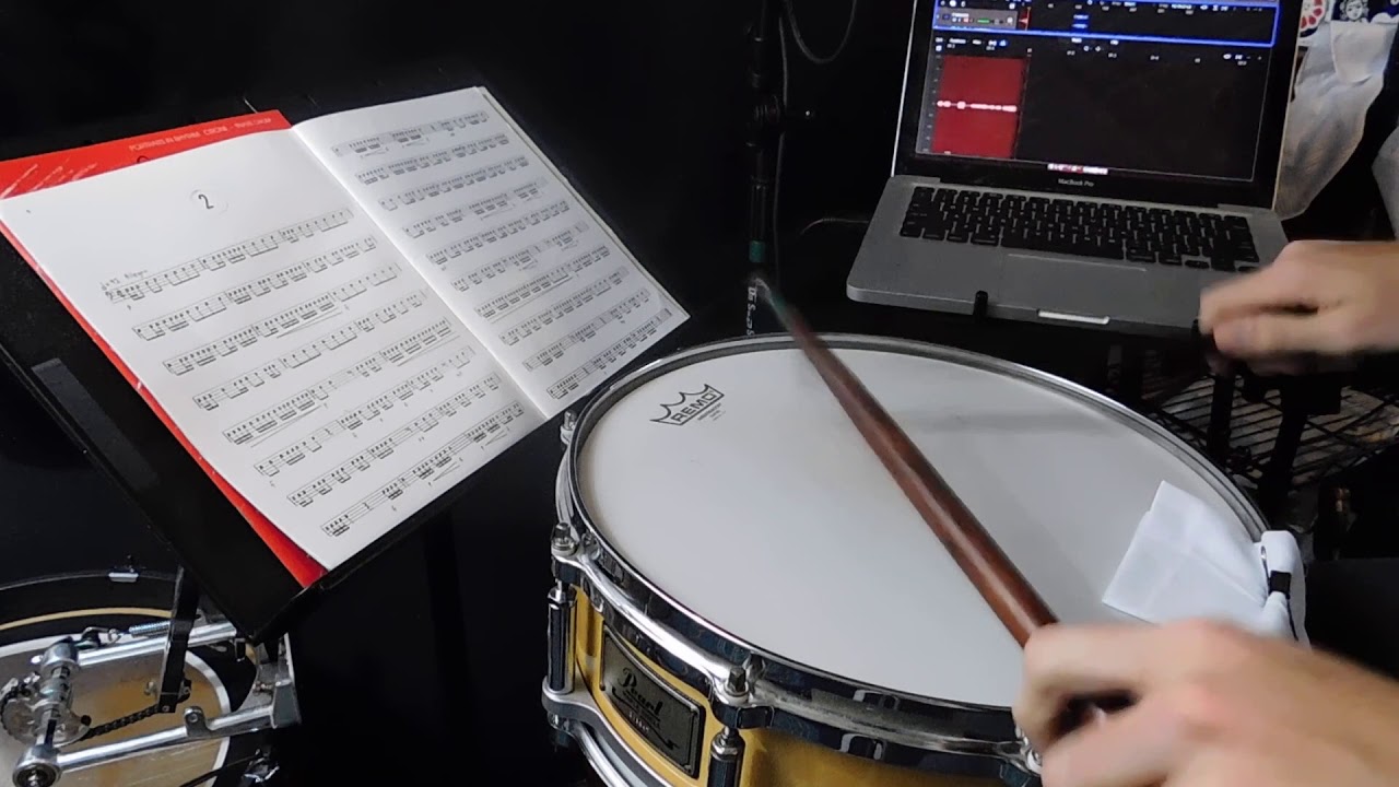 Advanced Snare Drum Studies Etude 2 92bpm Mitchell Peters