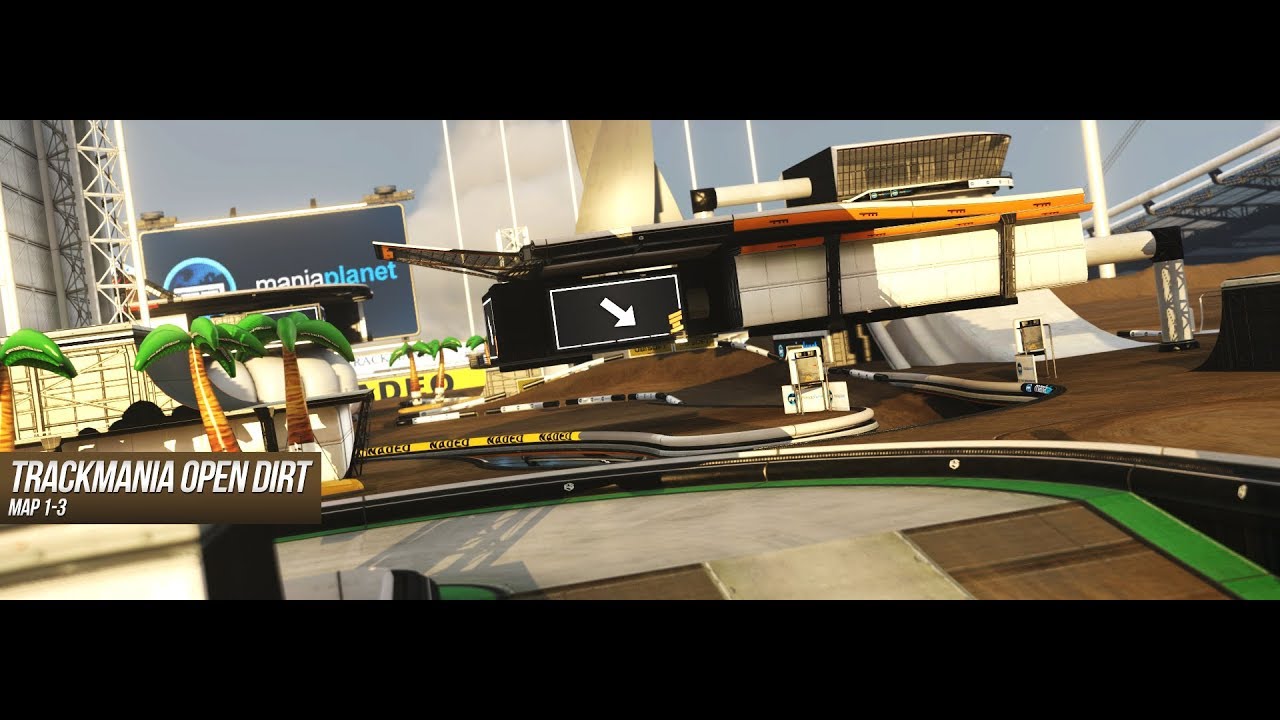 Trackmania Open Dirt - Map 1-3
