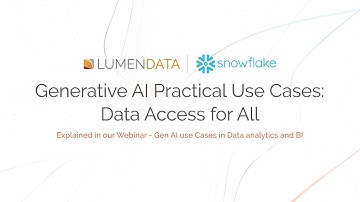 Generative AI Practical Use Cases: Data Access for All